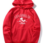 Los Angeles Palm Tree Print Hoodie