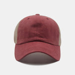 Washed Distressed Mesh Cotton Baseball Cap
