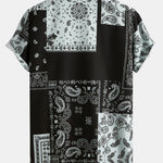 Paisley Patchwork Print Shirt #Random pattern design#