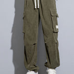 Corduroy Cargo Jogging Pants