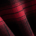 Fleece Lined Plaid Hooded Shirt