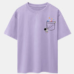 Pocket Planet Astronaut Print Drop Shoulder Oversize T-Shirt