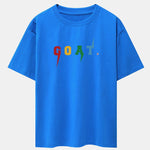 Goat Print Drop Shoulder Oversize T-Shirt