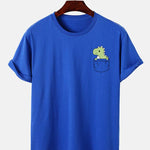 Pocket Dinosaur Print T-Shirt