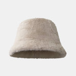 Winter Plush Warm Faux Fur Bucket Hat