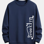 Brooklyn Print Relax Fit Sweatshirt