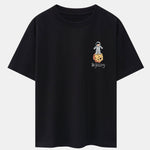 Galaxy Astronaut Print Drop Shoulder Oversize T-Shirt
