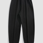Corduroy Drawstring Jogging Pants