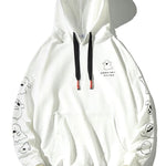 Relax Fit Ghost Print Hoodie