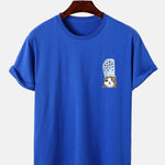 Crying Cat in a Croc Print T-Shirt