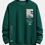 Tokyo Ukiyo-e Print Relax Fit Sweatshirt