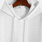 Short Sleeve Waffle Hoodie