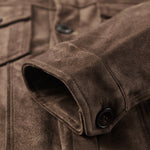 Teddy Lined Faux Suede Jacket