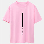 Dream Stripe Print Drop Shoulder Oversize T-Shirt