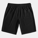 Muscle Fit Notch Ribbed Arc Hem T-Shirt & Drawstring Ribbed Shorts
