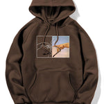 Create Adam Print Hoodie