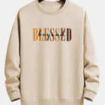 Blessed Print Relax Fit Sweatshirt