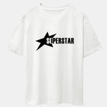 Superstar Print Drop Shoulder Oversize T-Shirt