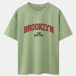 Brooklyn Print Drop Shoulder Oversize T-Shirt