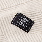 Relax Fit Geometric Striped Sweatshirt