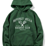 Billiver Hills Tennis Print Hoodie