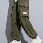 Corduroy Cargo Jogging Pants