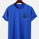 Hawaii Island Palm Tree Print T-Shirt
