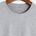 Muscle Fit Arc Hem Textured T-Shirt