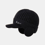 Warm Earflaps Knit Baseball Cap