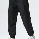 Elastic Waist Parachute Cargo Pants