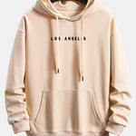Los Angeles Print Relax Fit Hoodie