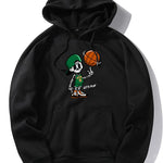 Basketball Skeleton Print Hoodie