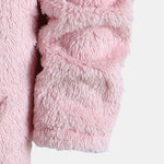 Notched Lapel Teddy Coat