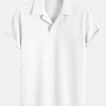 Ribbed Cuban Collar Polo & Straight Leg Ribbed Pants