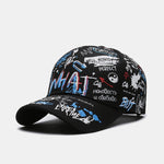 Hip Hop Graffiti Slogan Pattern Baseball Cap