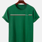 Paris Dream Maker Stripe Print T-Shirts