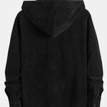 Corduroy Hooded Overshirt