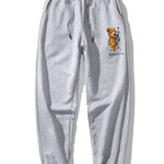 Robot Bear Print Jogger Pants