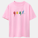 Goat Print Drop Shoulder Oversize T-Shirt