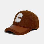 Letter C Plush Baseball Cap
