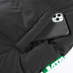 Contrast Hooded Puffer Coat