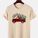 Christmas Truck Print T-Shirt