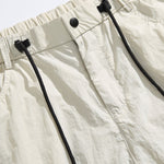 Elastic Waist Parachute Pants