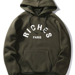 Rich Paris Print Hoodie