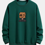 Cardboard Boy Print Relax Fit Sweatshirt