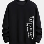 Brooklyn Print Relax Fit Sweatshirt