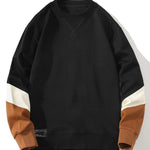 Color Block Crewneck Sweatshirt