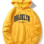 Brooklyn Letter Print Hoodie
