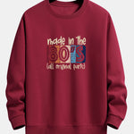 80's Slogan Print Relax Fit Sweatshirt