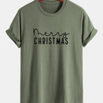 Regular Fit Christmas Print Cotton T-Shirt